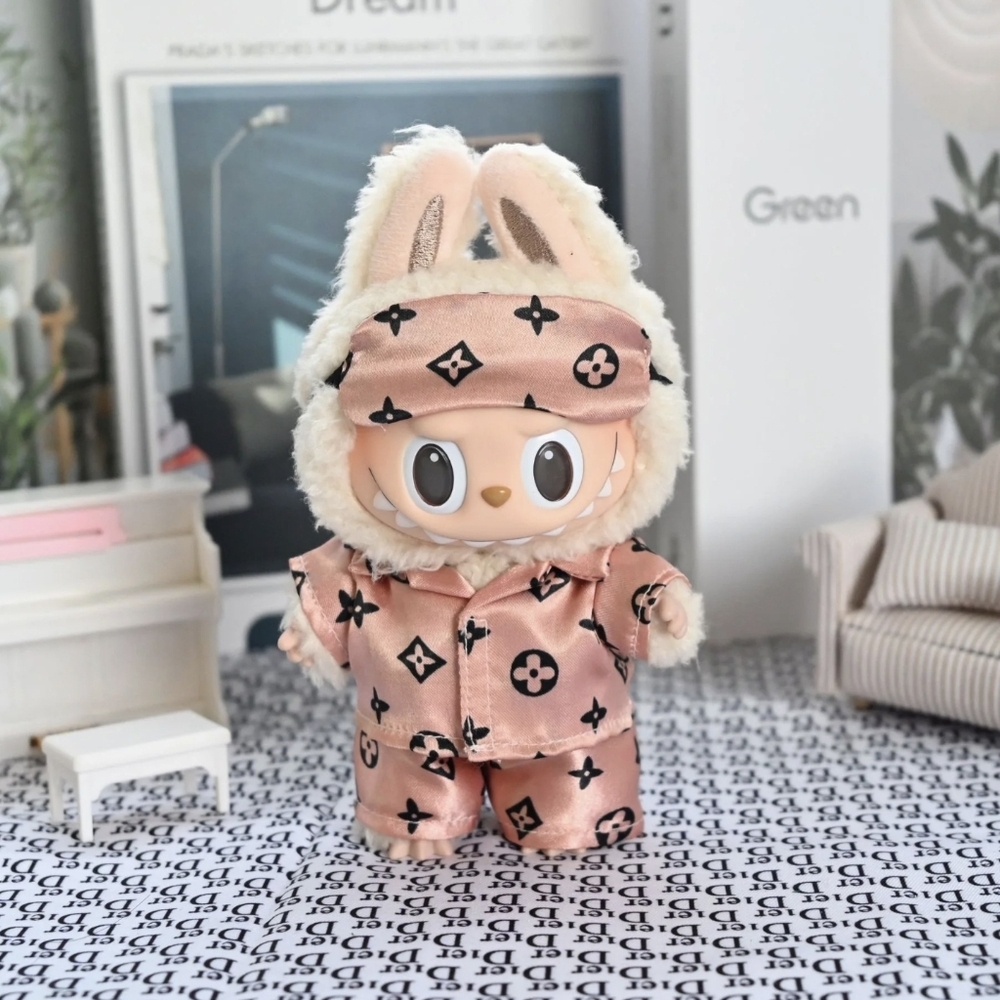 Labubu Luxury Pajama Labubu New Pajama Sleeping Bag Eye Mask Labubu Pajama